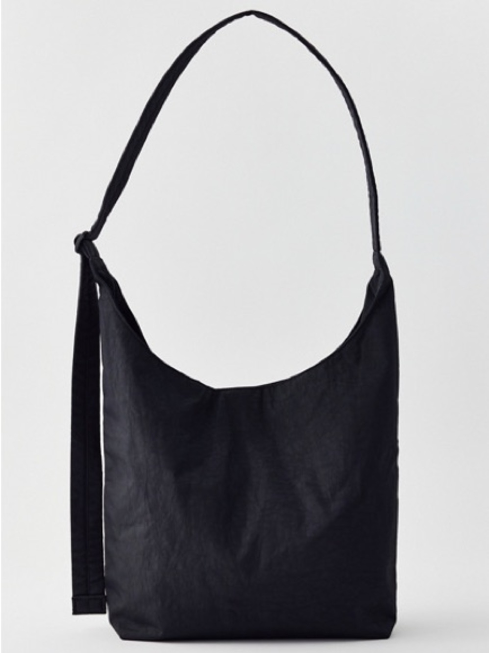 BAGGU Black Shoulder Tote Large